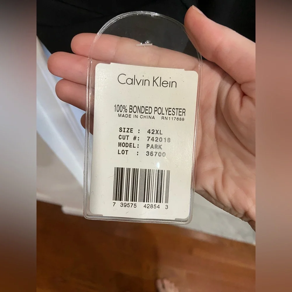 Calvin Klein Men’s Park Trench/Raincoat-42XL in Black- BRAND NEW, NEVER WORN - Picture 10 of 10